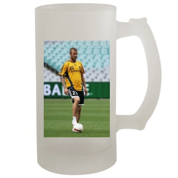 David Beckham 16oz Frosted Beer Stein