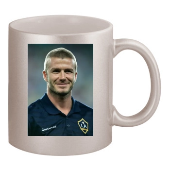 David Beckham 11oz Metallic Silver Mug