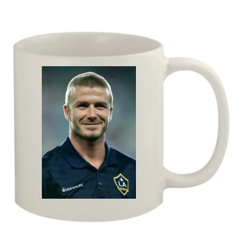 David Beckham 11oz White Mug