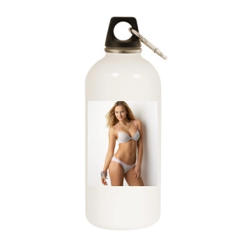 Elisandra Tomacheski White Water Bottle With Carabiner