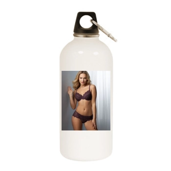 Elisandra Tomacheski White Water Bottle With Carabiner