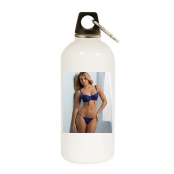 Elisandra Tomacheski White Water Bottle With Carabiner