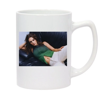 Eliza Dushku 14oz White Statesman Mug