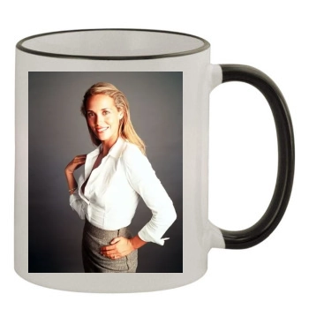 Elizabeth Berkley 11oz Colored Rim & Handle Mug