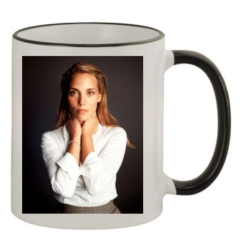 Elizabeth Berkley 11oz Colored Rim & Handle Mug