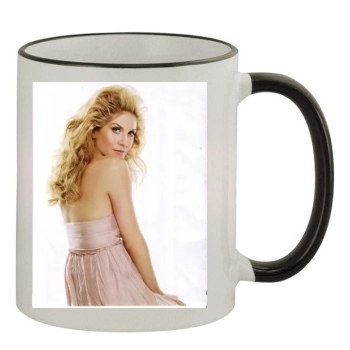 Elizabeth Mitchell 11oz Colored Rim & Handle Mug