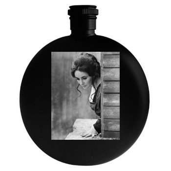 Elizabeth Taylor Round Flask