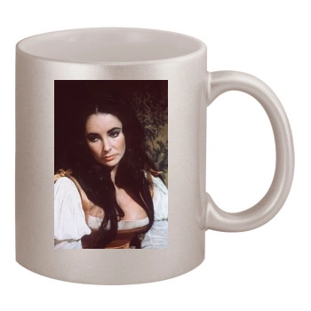 Elizabeth Taylor 11oz Metallic Silver Mug