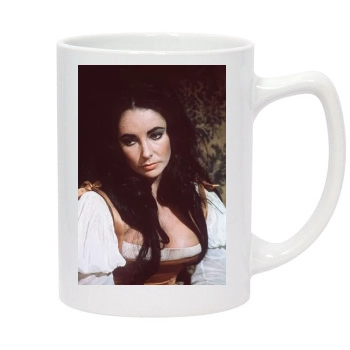 Elizabeth Taylor 14oz White Statesman Mug