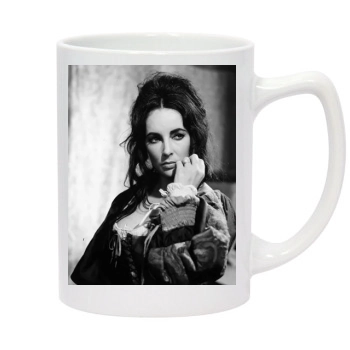 Elizabeth Taylor 14oz White Statesman Mug