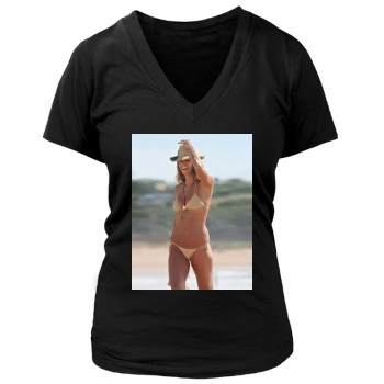 Elle MacPherson Women's Deep V-Neck TShirt