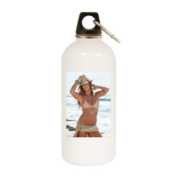 Elle MacPherson White Water Bottle With Carabiner