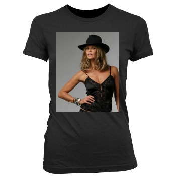 Elle MacPherson Women's Junior Cut Crewneck T-Shirt