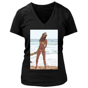 Elle MacPherson Women's Deep V-Neck TShirt