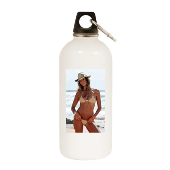 Elle MacPherson White Water Bottle With Carabiner