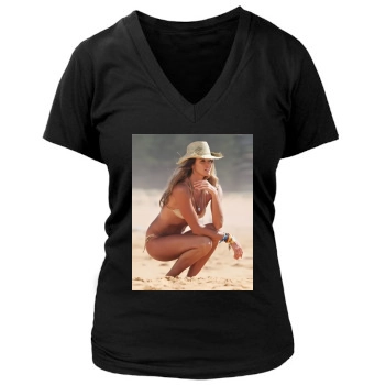 Elle MacPherson Women's Deep V-Neck TShirt