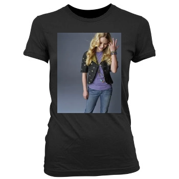 Emilie de Ravin Women's Junior Cut Crewneck T-Shirt