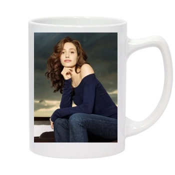 Emmy Rossum 14oz White Statesman Mug