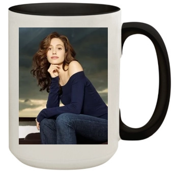 Emmy Rossum 15oz Colored Inner & Handle Mug