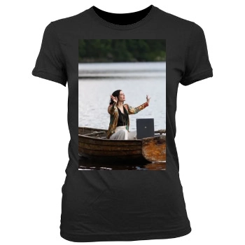 Eva Green Women's Junior Cut Crewneck T-Shirt