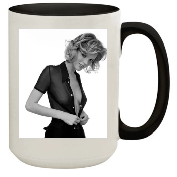 Eva Herzigova 15oz Colored Inner & Handle Mug