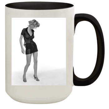 Eva Herzigova 15oz Colored Inner & Handle Mug