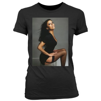 Eva Longoria Women's Junior Cut Crewneck T-Shirt