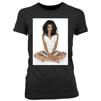 Eva Longoria Women's Junior Cut Crewneck T-Shirt