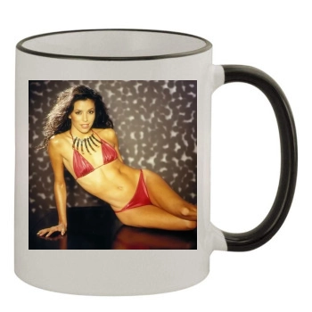 Eva Longoria 11oz Colored Rim & Handle Mug