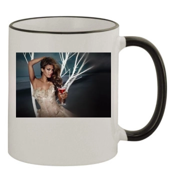 Eva Mendes 11oz Colored Rim & Handle Mug