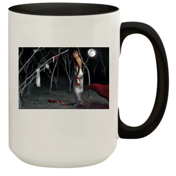 Eva Mendes 15oz Colored Inner & Handle Mug