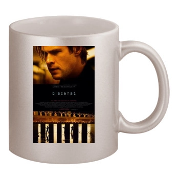 Blackhat(2015) 11oz Metallic Silver Mug