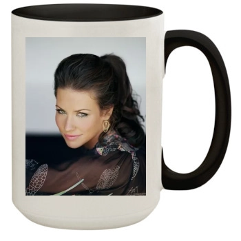 Evangeline Lilly 15oz Colored Inner & Handle Mug