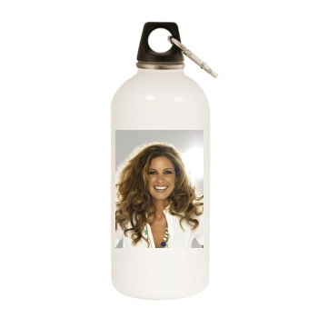 Faith Hill White Water Bottle With Carabiner