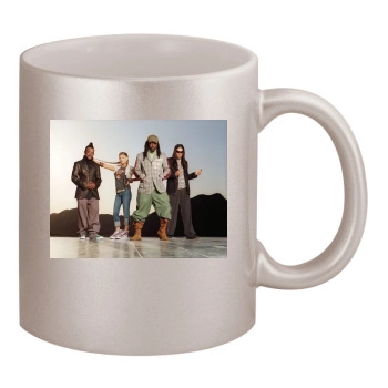 Fergie and The Black Eyed Peas 11oz Metallic Silver Mug