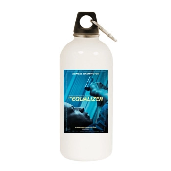 The Equalizer (2014) White Water Bottle With Carabiner