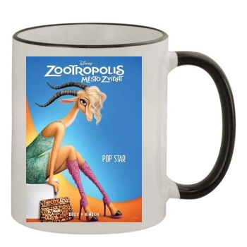 Zootopia (2016) 11oz Colored Rim & Handle Mug