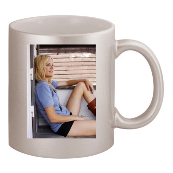 Malin Akerman 11oz Metallic Silver Mug