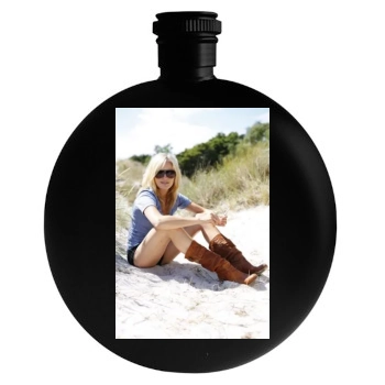 Malin Akerman Round Flask