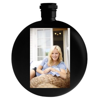 Malin Akerman Round Flask