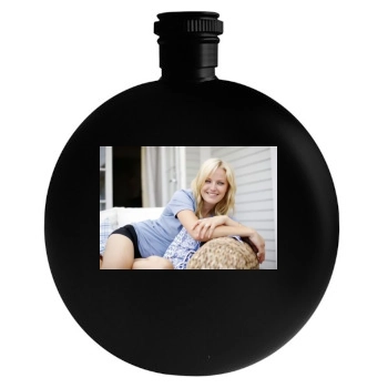 Malin Akerman Round Flask