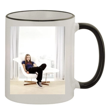 Avril Lavigne 11oz Colored Rim & Handle Mug