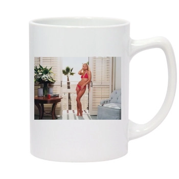 Jaime Pressly 14oz White Statesman Mug