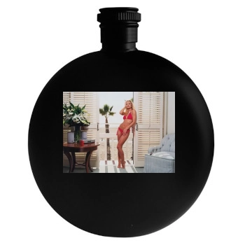 Jaime Pressly Round Flask