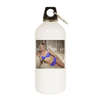 Jenni Falconer White Water Bottle With Carabiner