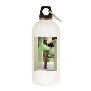 Miosotis White Water Bottle With Carabiner