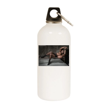 Miosotis White Water Bottle With Carabiner