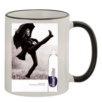 Jennifer Aniston 11oz Colored Rim & Handle Mug