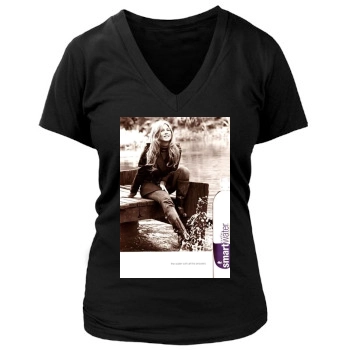 Jennifer Aniston Women's Deep V-Neck TShirt