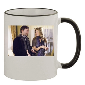 Jennifer Aniston 11oz Colored Rim & Handle Mug